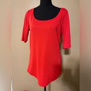 Orangey Red Top
